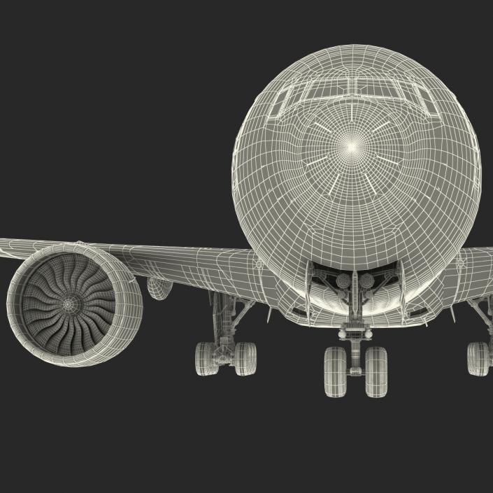 Boeing 777-200 Generic Rigged 3D model