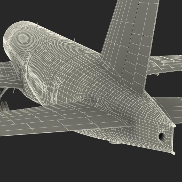 Boeing 777-200 Generic Rigged 3D model