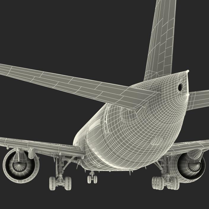 Boeing 777-200 Generic Rigged 3D model