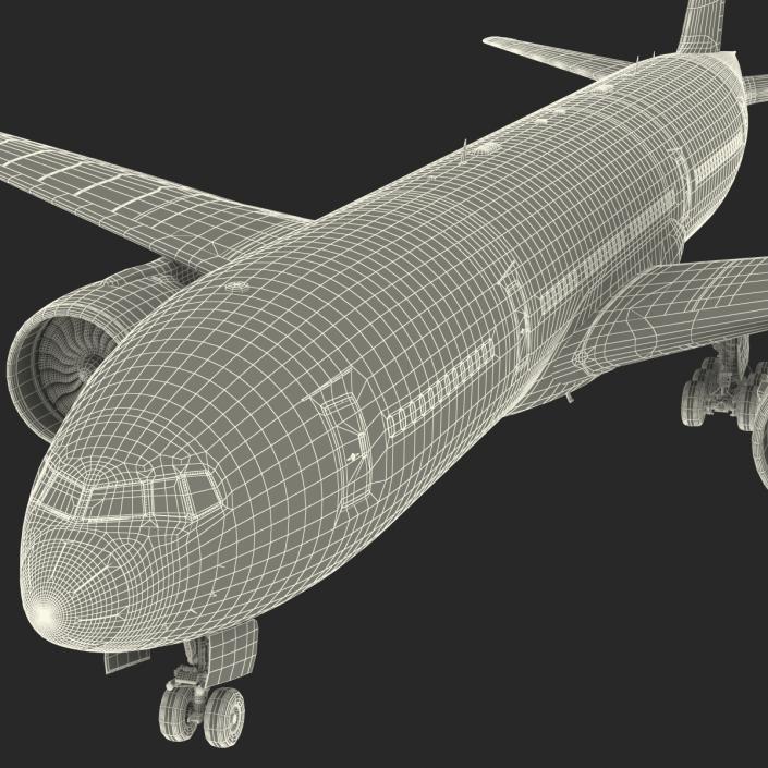 Boeing 777-200 Generic Rigged 3D model