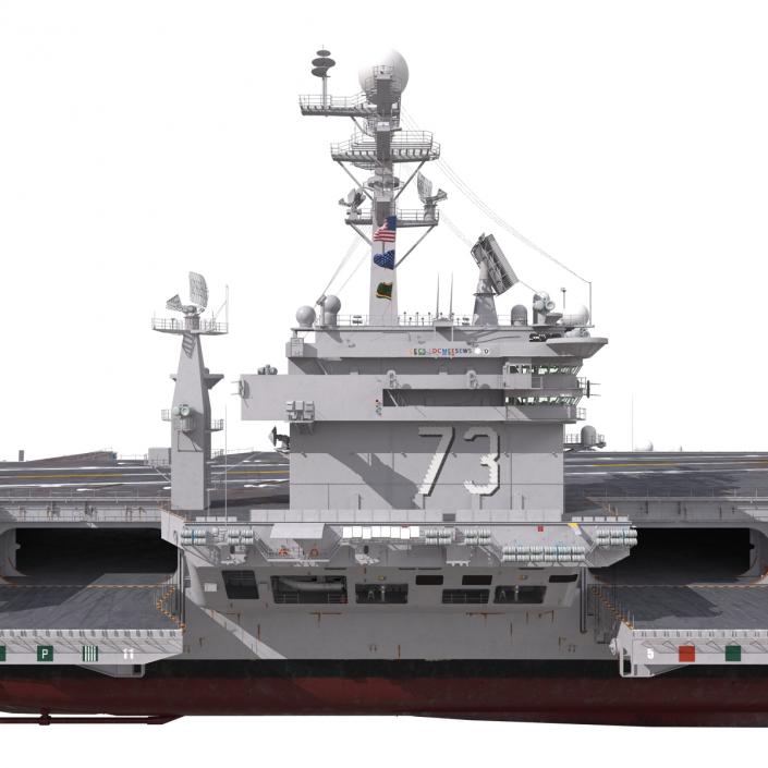 3D USS George Washington CVN-73 model