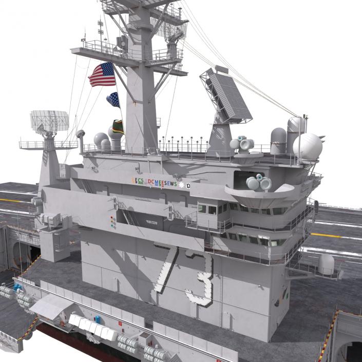 3D USS George Washington CVN-73 model