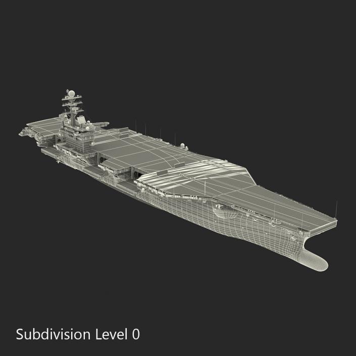 3D USS George Washington CVN-73 model