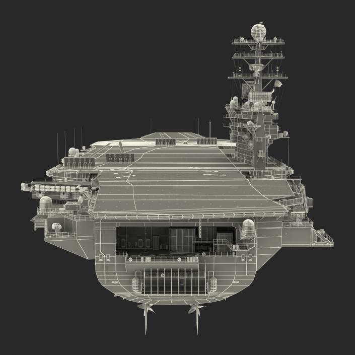 3D USS George Washington CVN-73 model