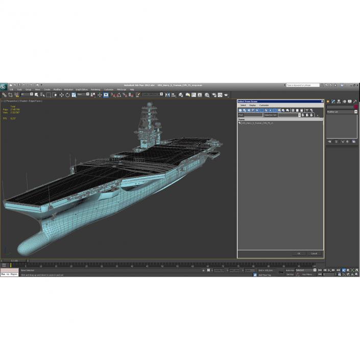 3D model USS Harry S Truman CVN-75