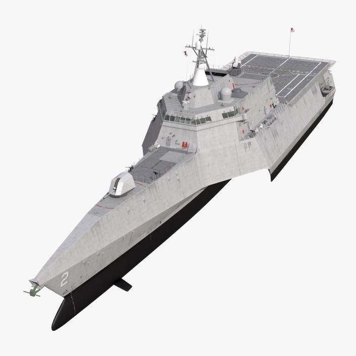 USS Independence LCS-2 Rigged 3D model