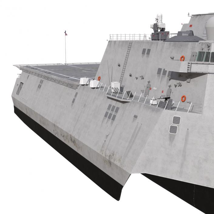 USS Independence LCS-2 Rigged 3D model