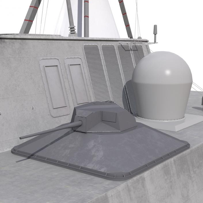 USS Independence LCS-2 Rigged 3D model