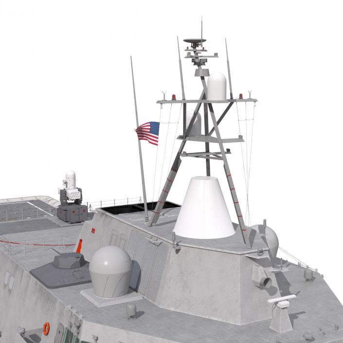 USS Independence LCS-2 Rigged 3D model