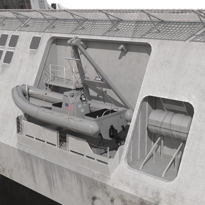 USS Independence LCS-2 Rigged 3D model