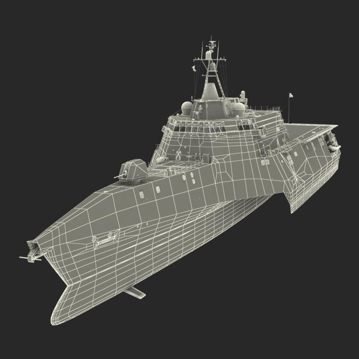 USS Independence LCS-2 Rigged 3D model