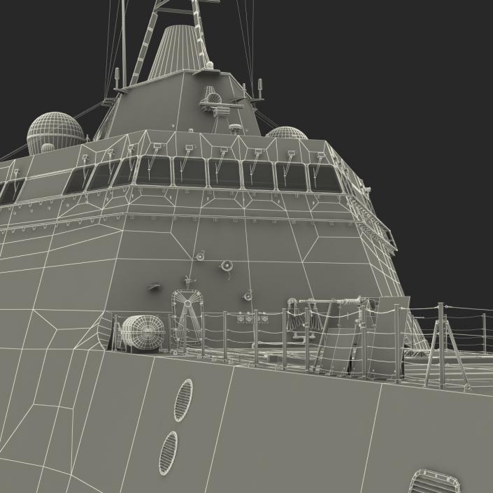 USS Independence LCS-2 Rigged 3D model