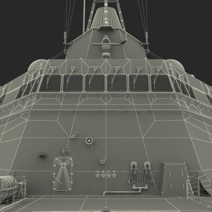 USS Independence LCS-2 Rigged 3D model