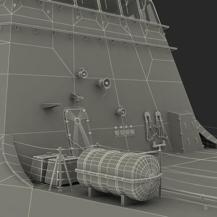 USS Independence LCS-2 Rigged 3D model