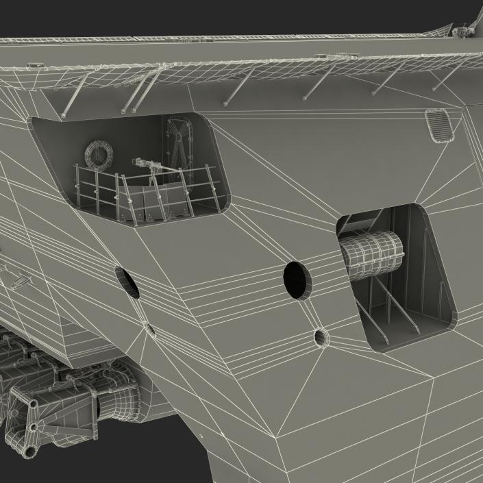 USS Independence LCS-2 Rigged 3D model