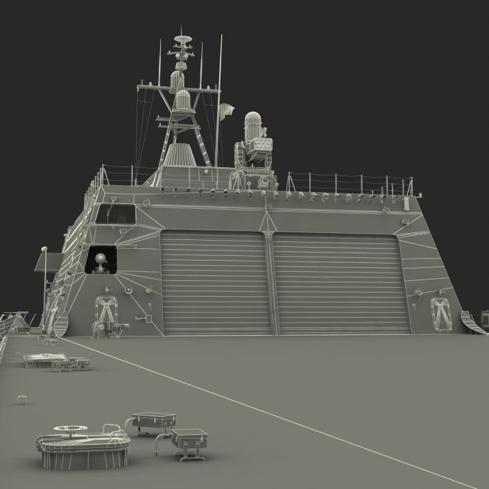 USS Independence LCS-2 Rigged 3D model