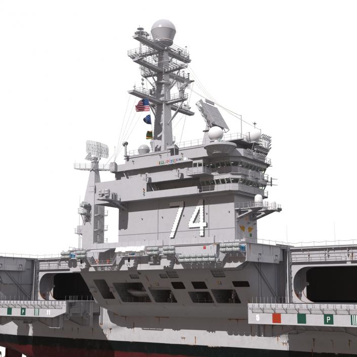 3D model USS John C Stennis CVN-74