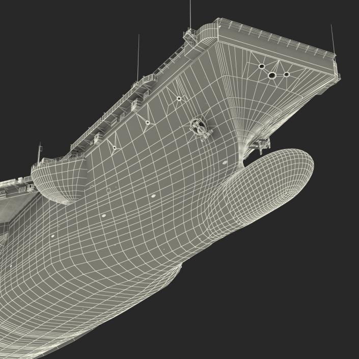 3D model USS John C Stennis CVN-74