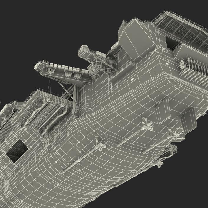 3D model USS John C Stennis CVN-74