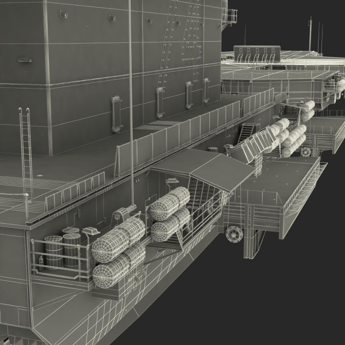 3D model USS John C Stennis CVN-74