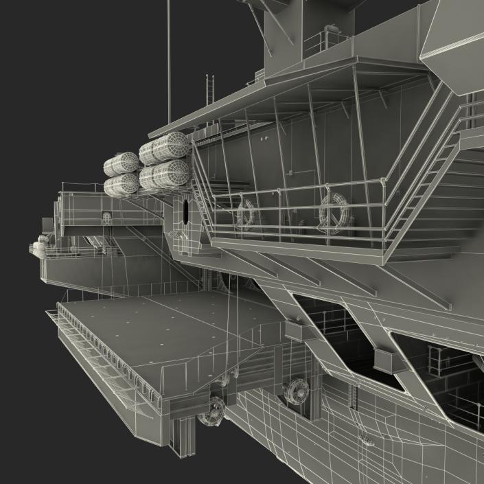 3D model USS John C Stennis CVN-74