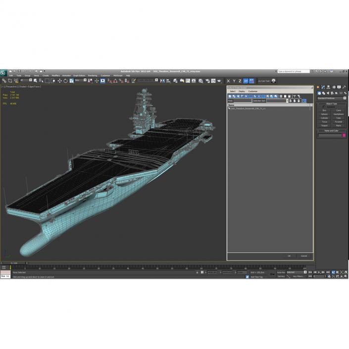 USS Theodore Roosevelt CVN-71 3D model