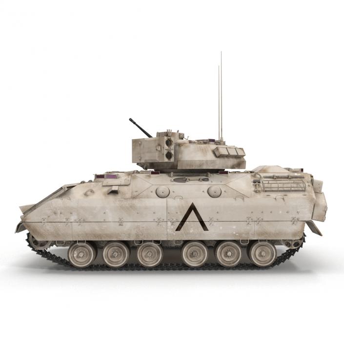 3D US Infantry Fighting Vehicle Bradley M2 Rigged