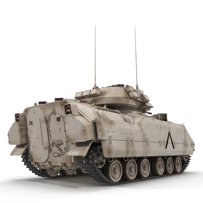 3D US Infantry Fighting Vehicle Bradley M2 Rigged