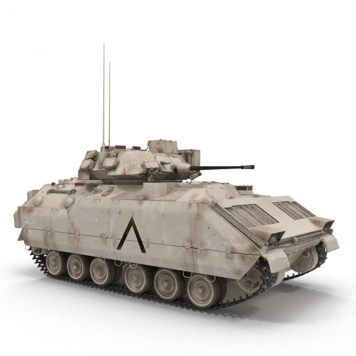 3D US Infantry Fighting Vehicle Bradley M2 Rigged