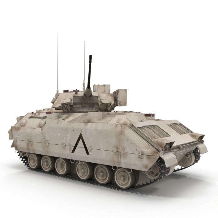 3D US Infantry Fighting Vehicle Bradley M2 Rigged