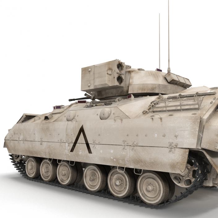 3D US Infantry Fighting Vehicle Bradley M2 Rigged