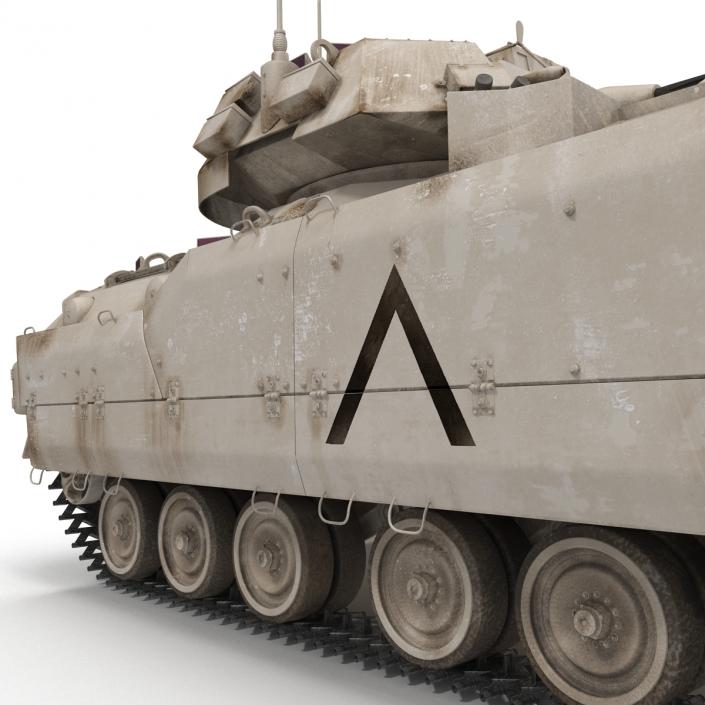 3D US Infantry Fighting Vehicle Bradley M2 Rigged