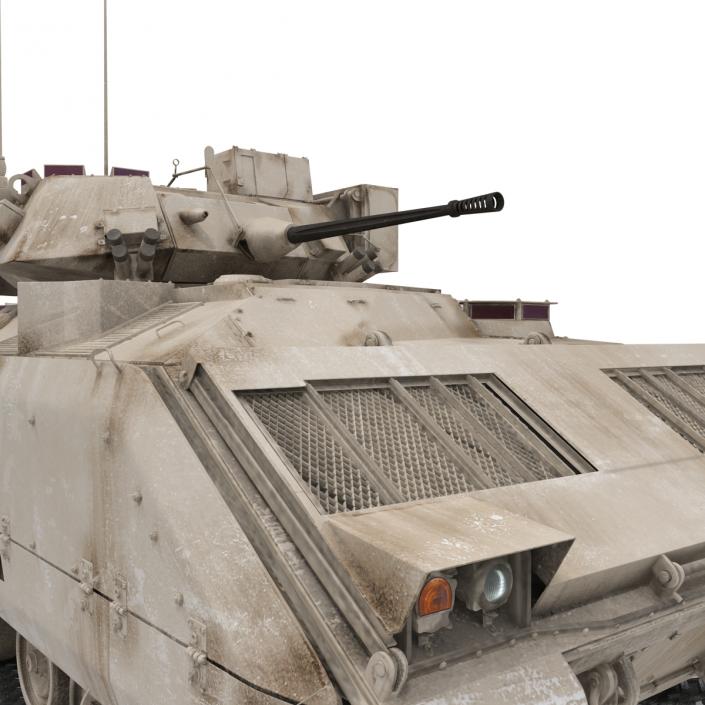 3D US Infantry Fighting Vehicle Bradley M2 Rigged