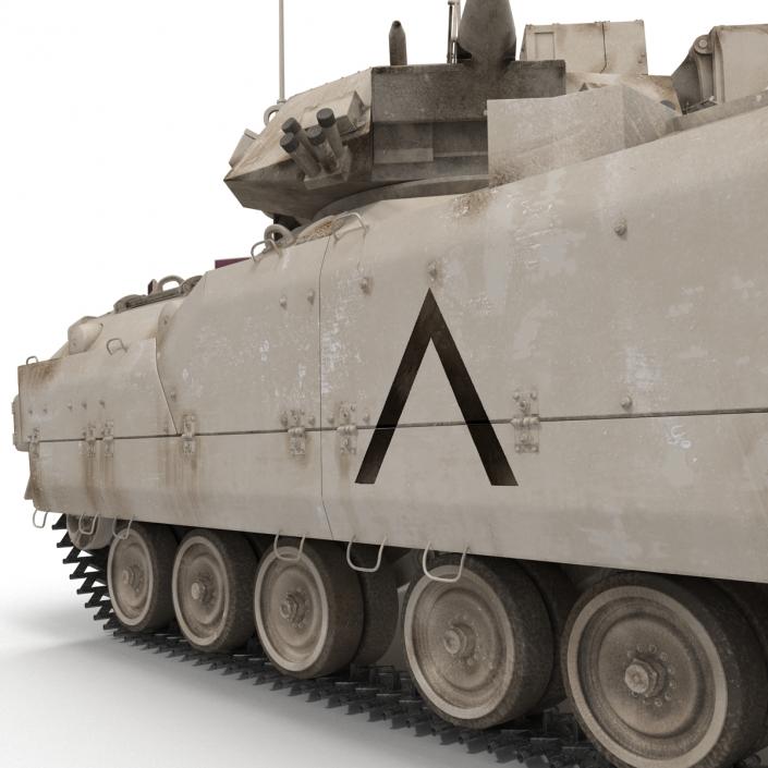 3D US Infantry Fighting Vehicle Bradley M2 Rigged