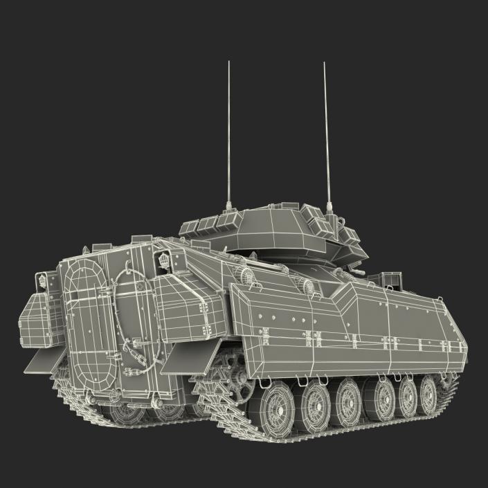 3D US Infantry Fighting Vehicle Bradley M2 Rigged