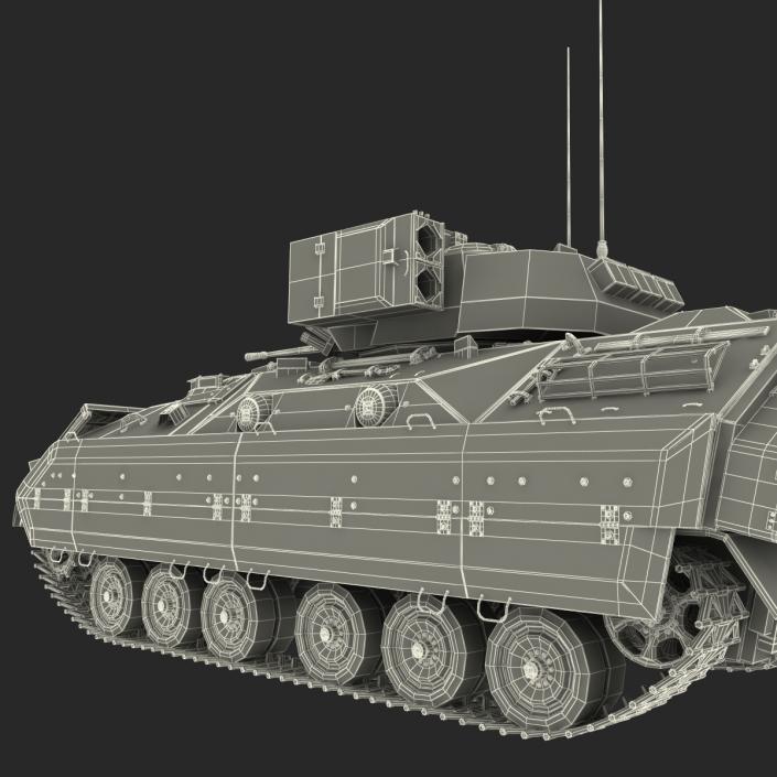 3D US Infantry Fighting Vehicle Bradley M2 Rigged