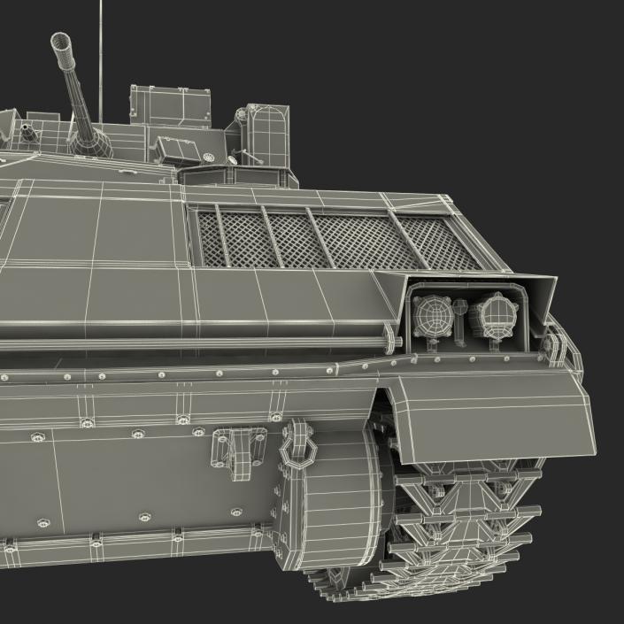 3D US Infantry Fighting Vehicle Bradley M2 Rigged