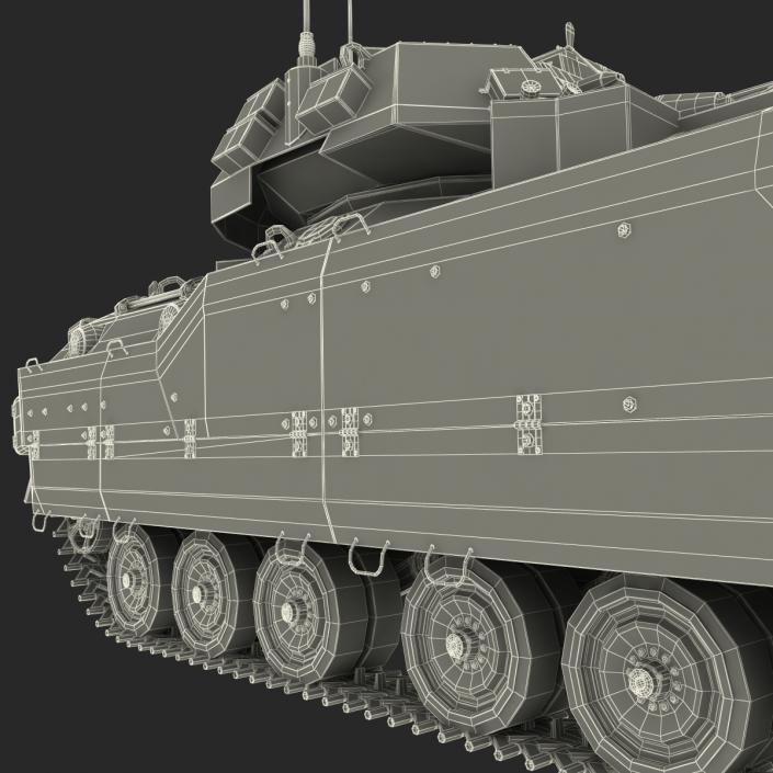 3D US Infantry Fighting Vehicle Bradley M2 Rigged