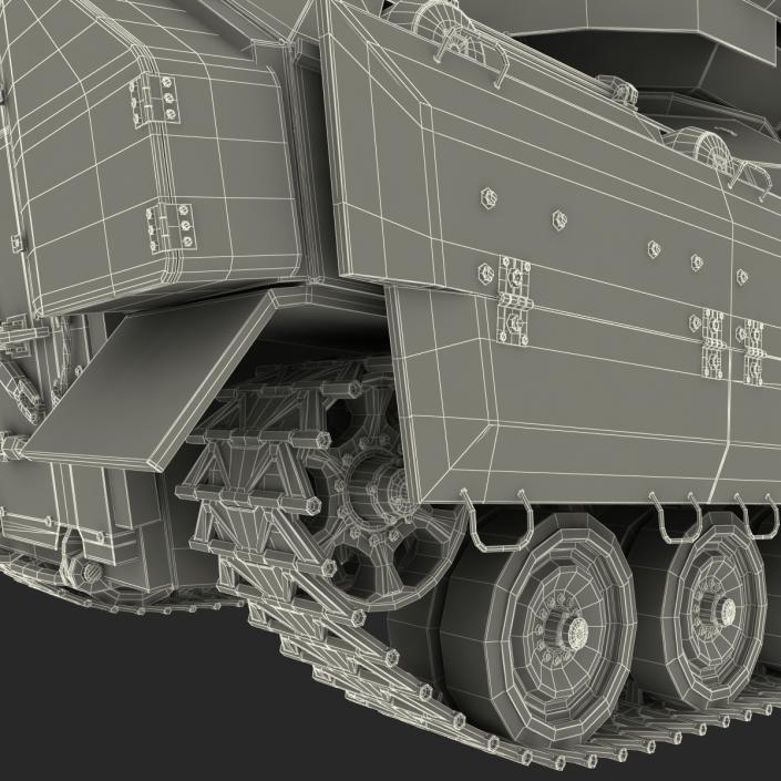 3D US Infantry Fighting Vehicle Bradley M2 Rigged