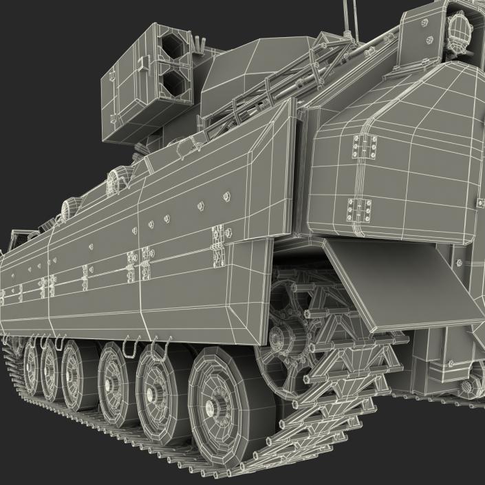 3D US Infantry Fighting Vehicle Bradley M2 Rigged