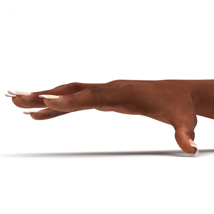 3D Female Hand African American model