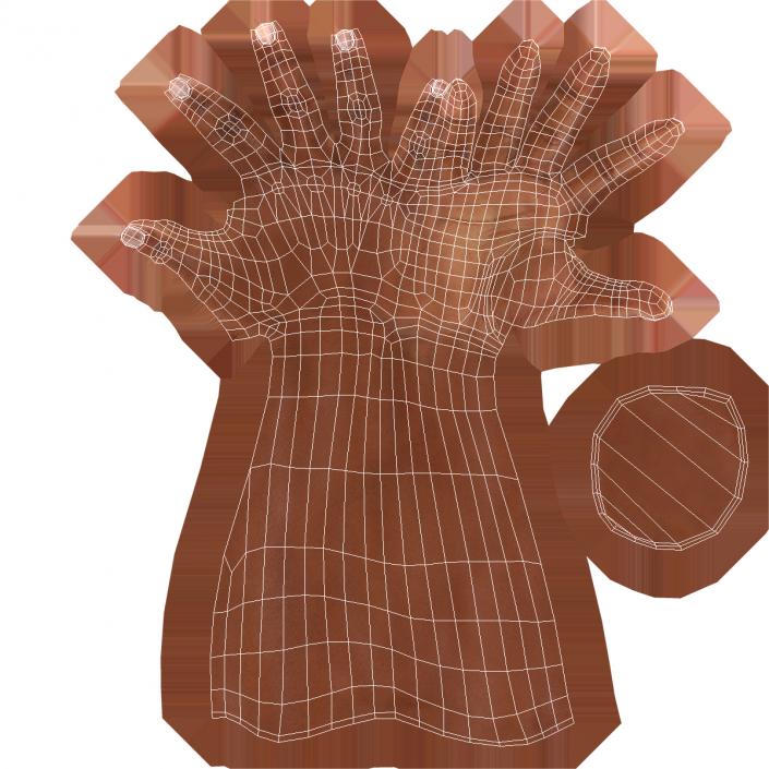 3D Female Hand African American model