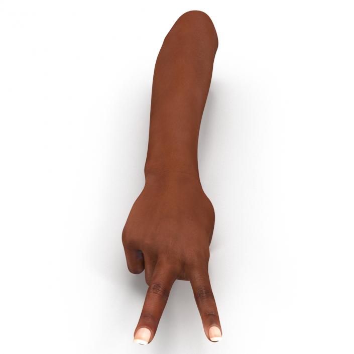 3D model Female Hand African American Pose 2