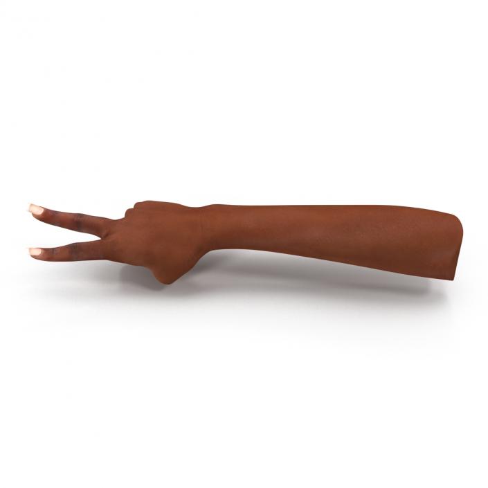 3D model Female Hand African American Pose 2