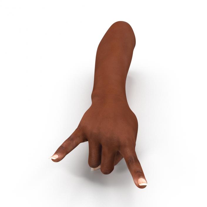 3D model Female Hand African American Pose 3