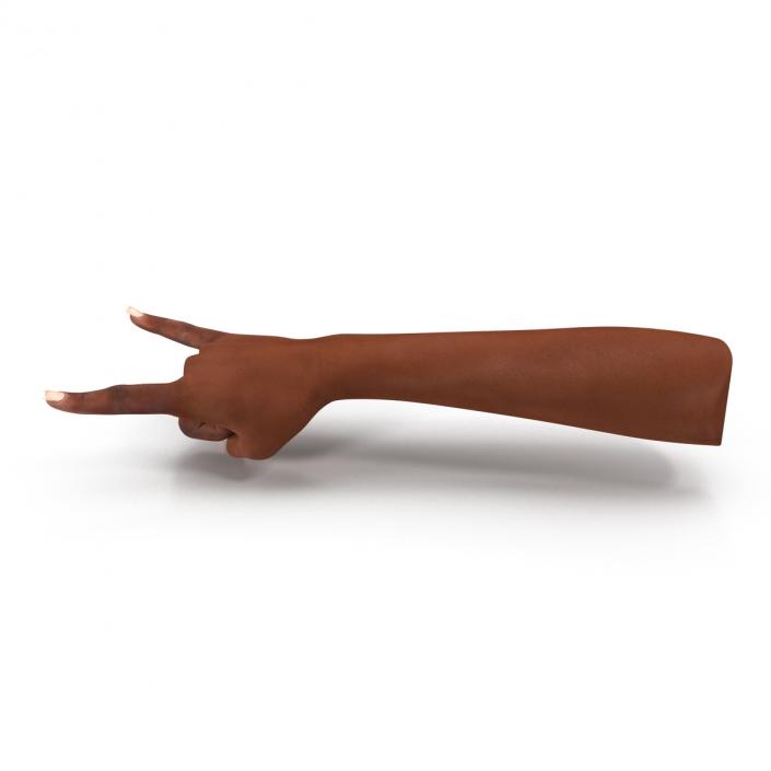 3D model Female Hand African American Pose 3