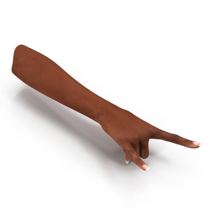 3D model Female Hand African American Pose 3