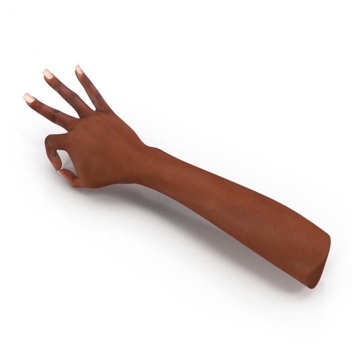 3D model Female Hand African American Pose 4