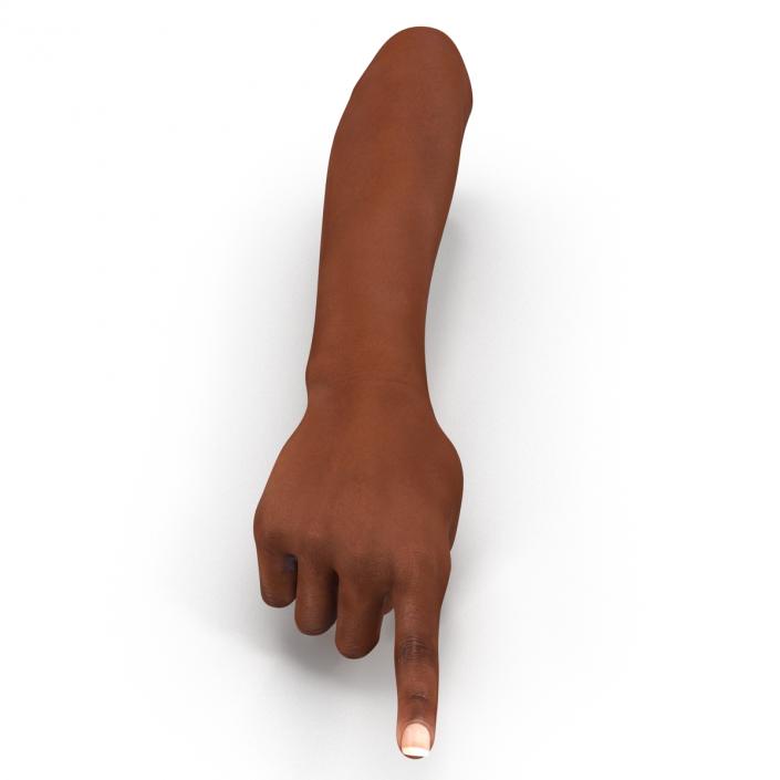 3D model Female Hand African American Pose 5