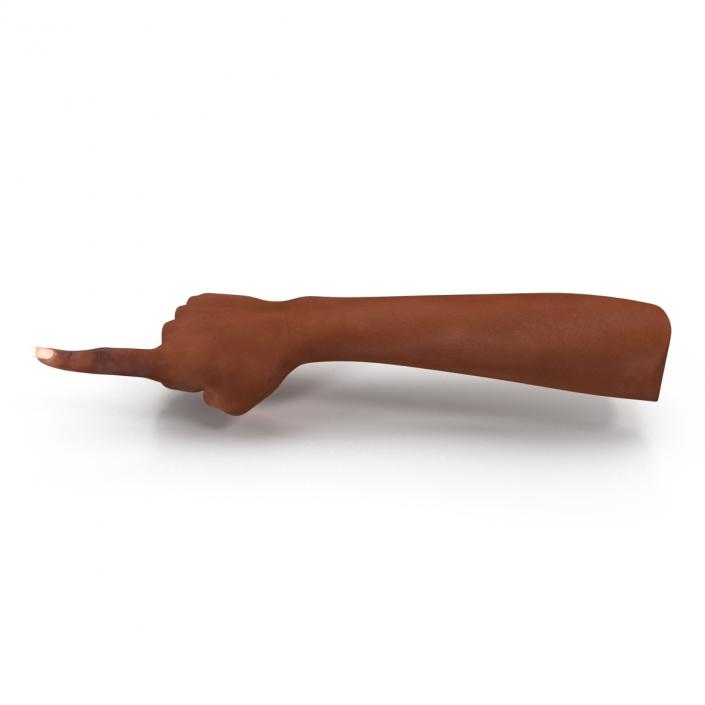 3D model Female Hand African American Pose 5